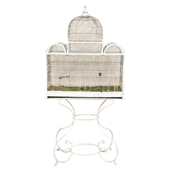 Large and  Decorative Birdcage On Stand