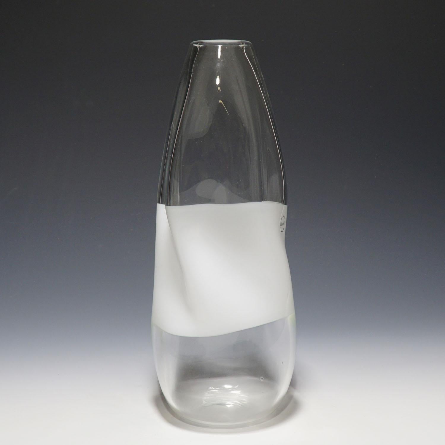 Mid-Century Modern Large Incalmo Murano Art Glass Vase by v. Nason & C. ca. 1990s For Sale