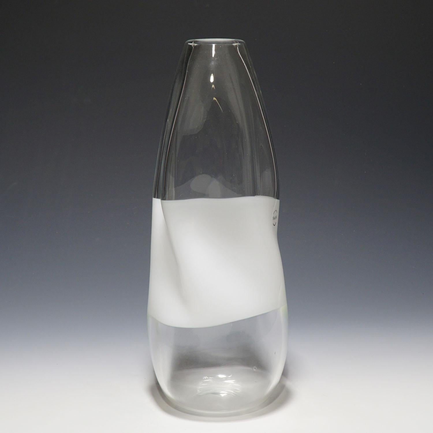 Mid-Century moderno Grande vaso in vetro artistico di Murano Incalmo di v. Nason & C. ca. anni '90 in vendita