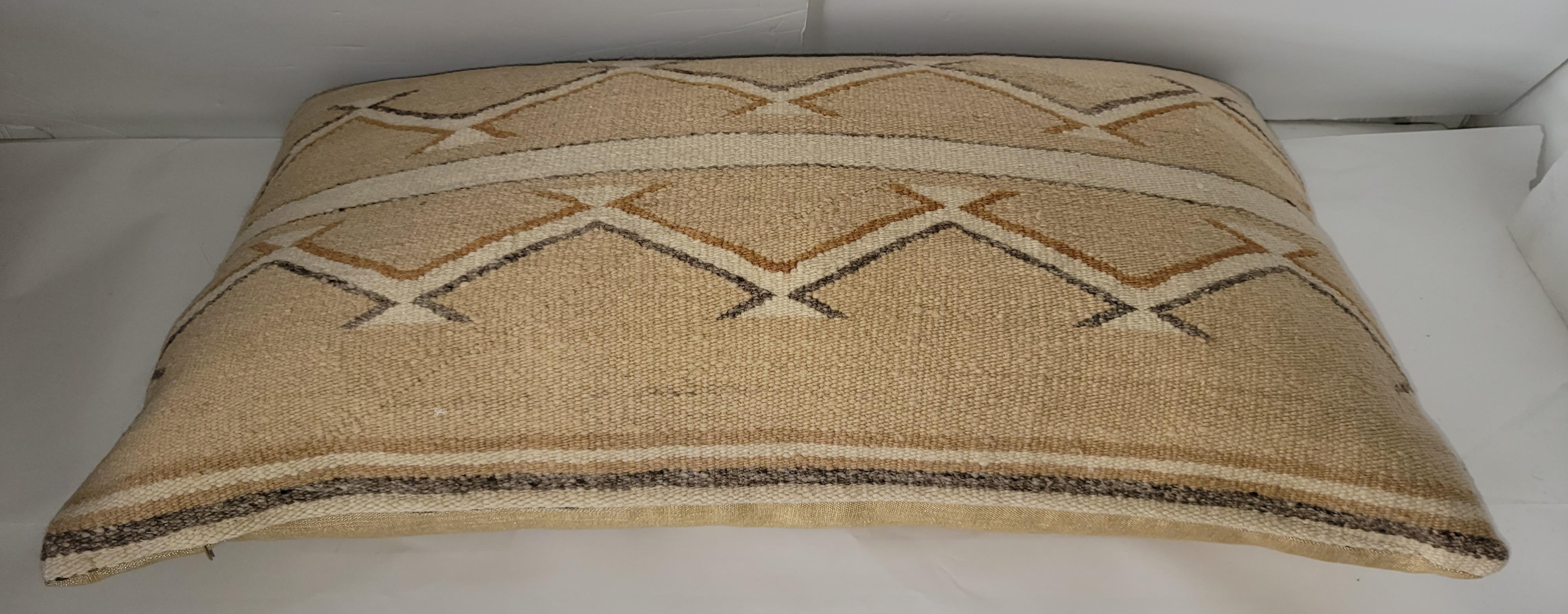 20th Century Large Indain Weaving Pillow