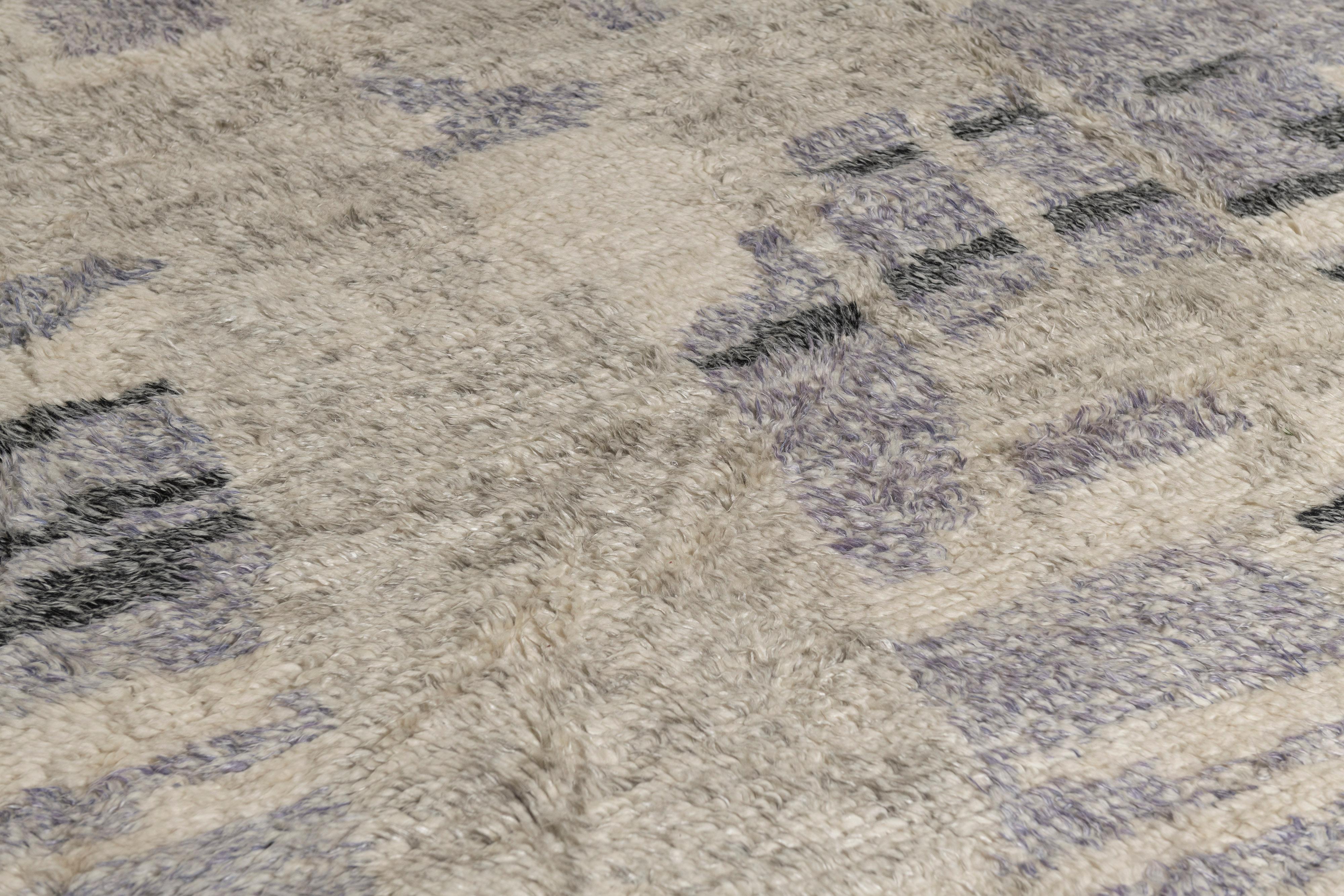 Alfombra india grande con motivos marroquíes en venta 5
