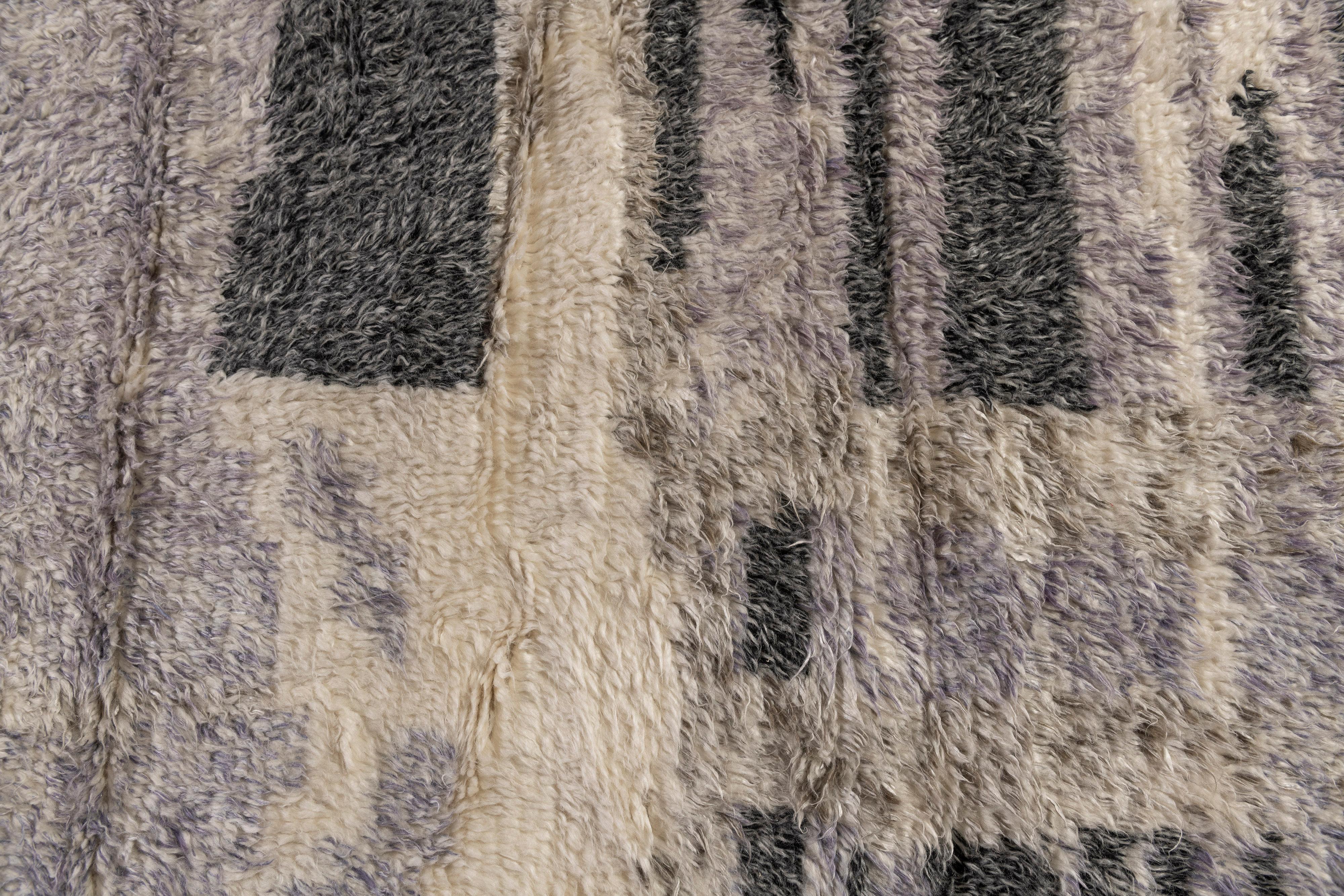 Alfombra india grande con motivos marroquíes Indio en venta