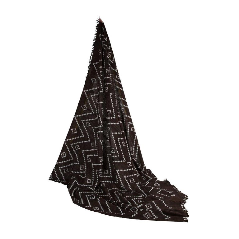 Large Indian Wool Throw For Sale at 1stDibs