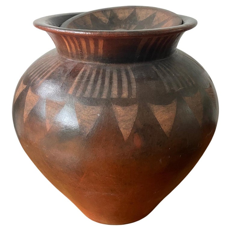 Large Indonesian Vase, Lombok Crafts, Handmade Indonesian Large Clay