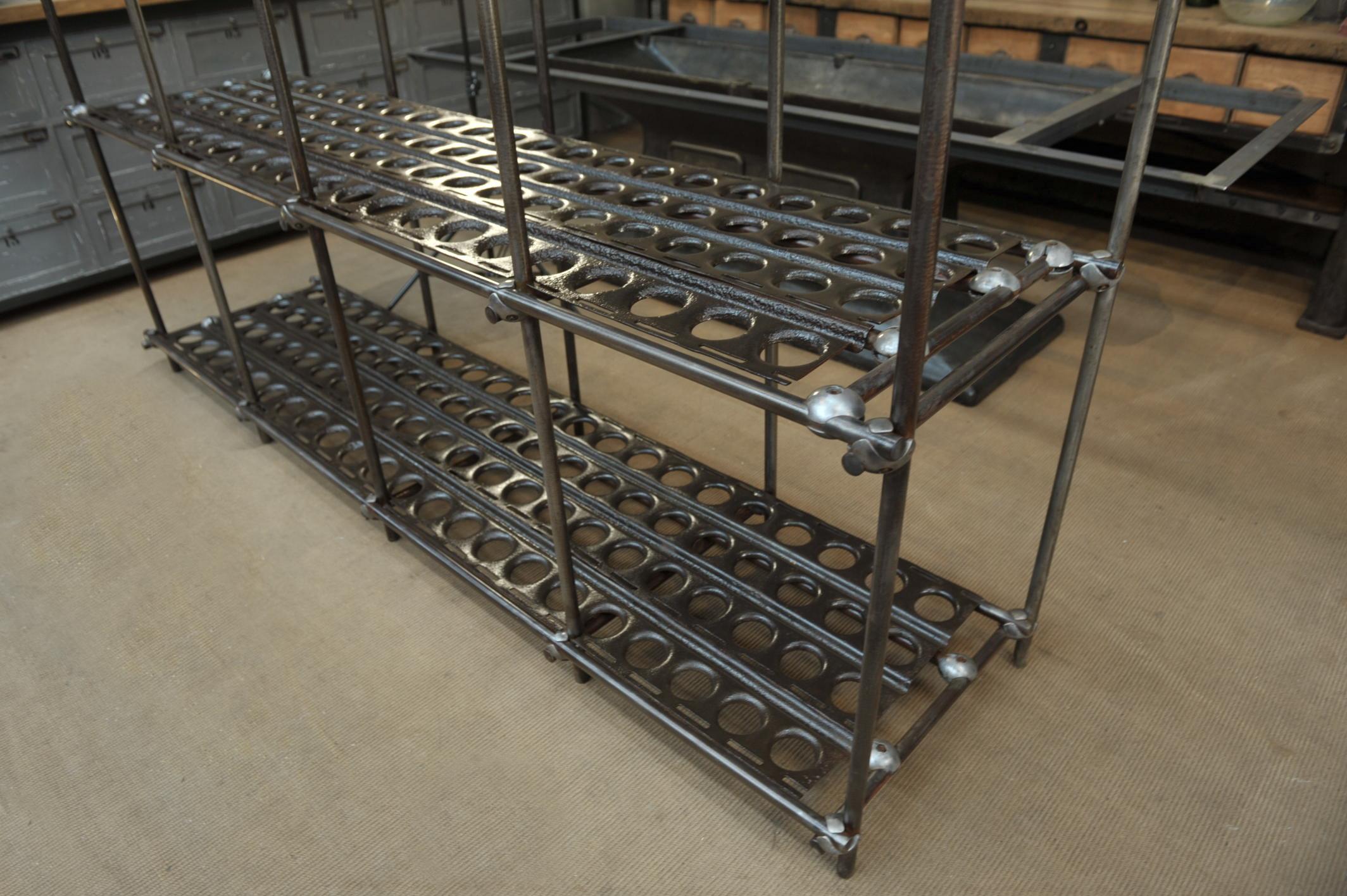 Large Industrial Adjustable Shelve from French Factory, circa 1950 For Sale 6