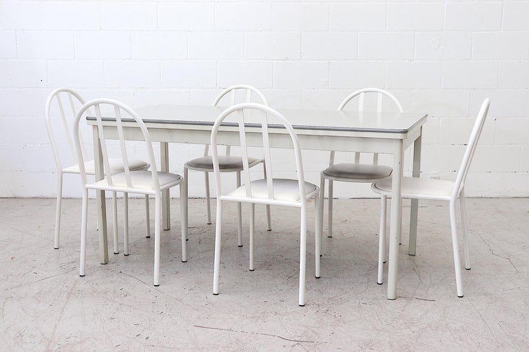 Large Industrial Ahrend de Cirkel Dining or Conference Table at 1stDibs