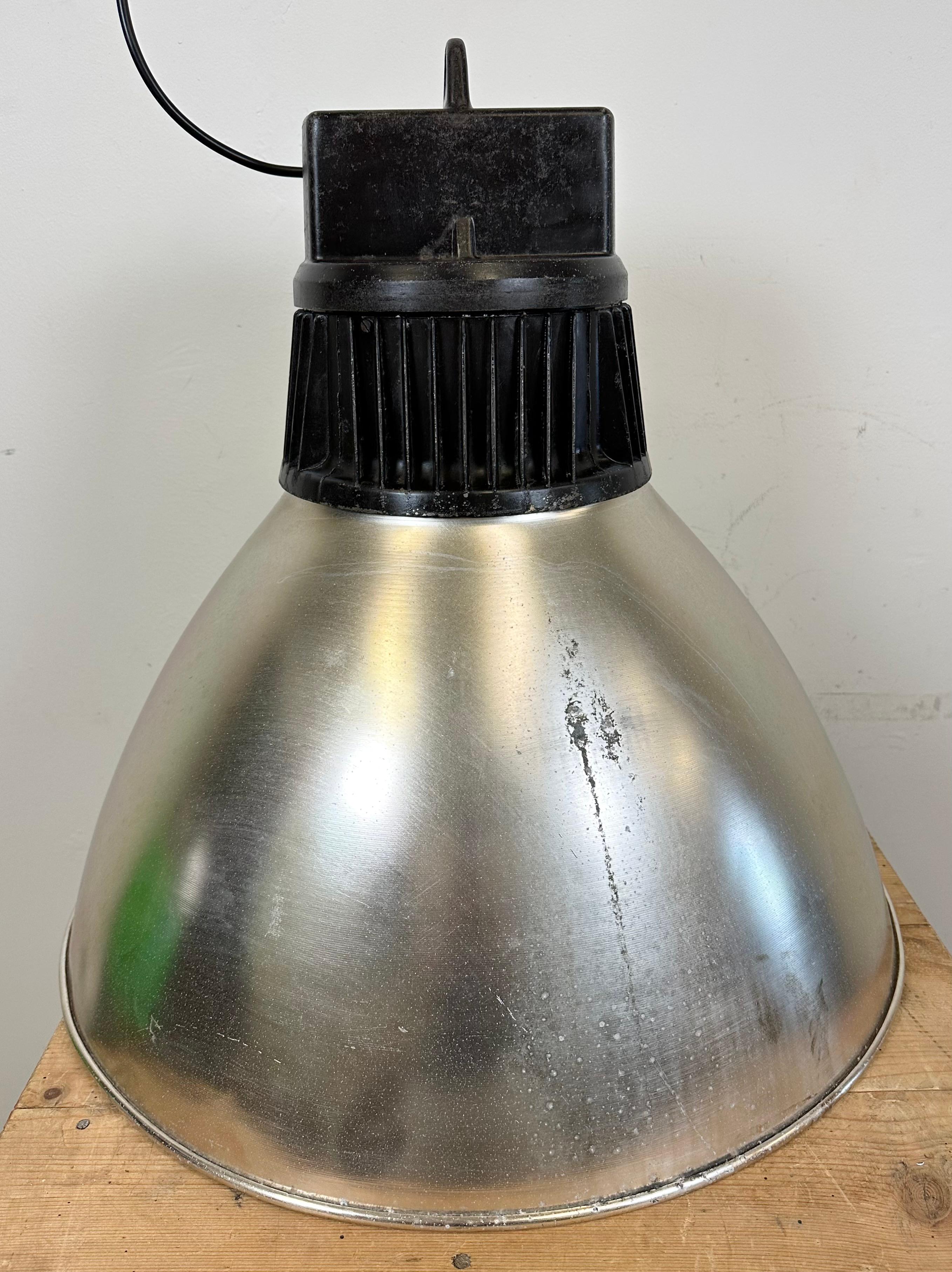 Large Industrial Aluminium Pendant Light from Elektrosvit, 1960s For Sale 8