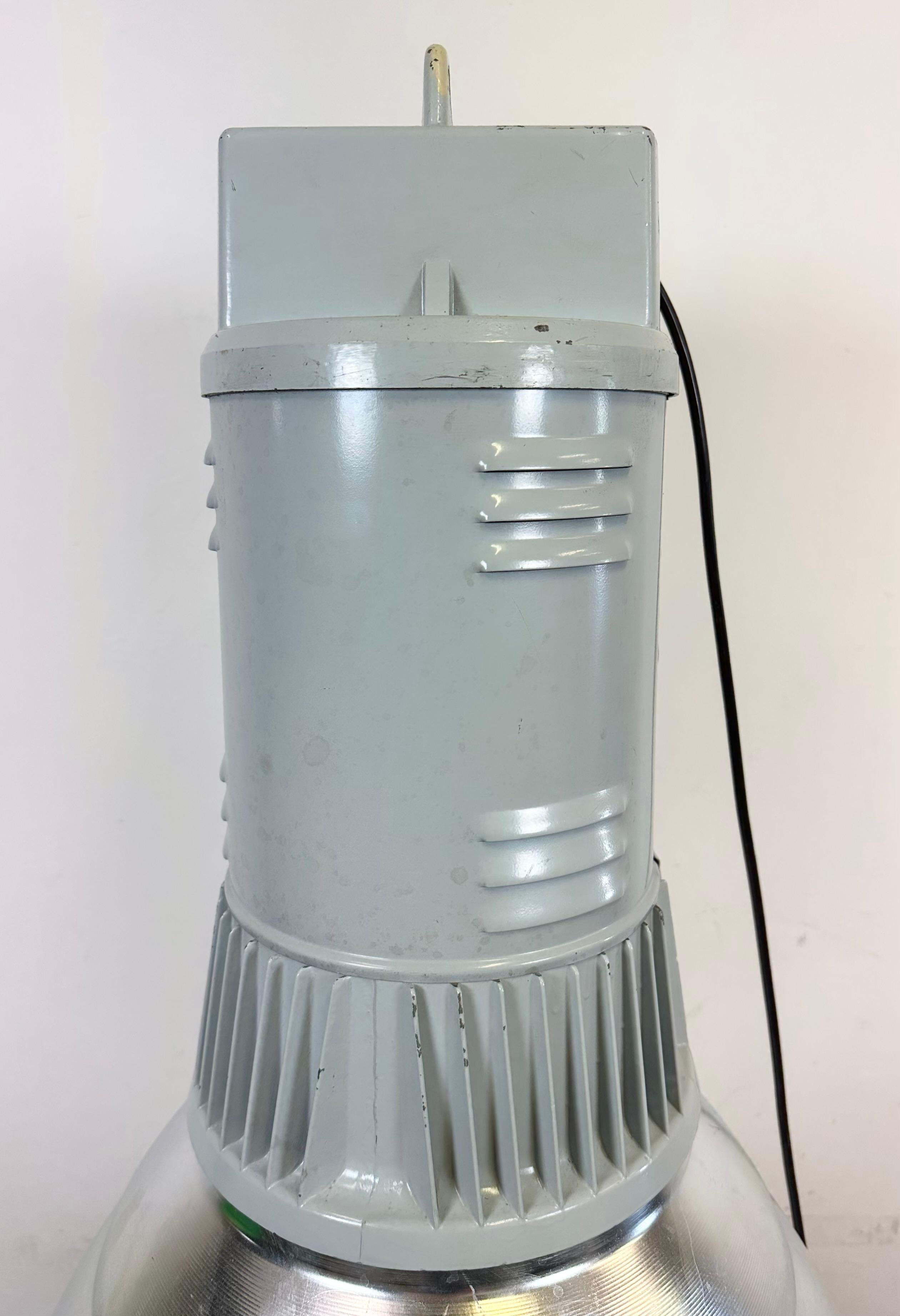 Large Industrial Aluminium Pendant Light from Elektrosvit, 1960s For Sale 9
