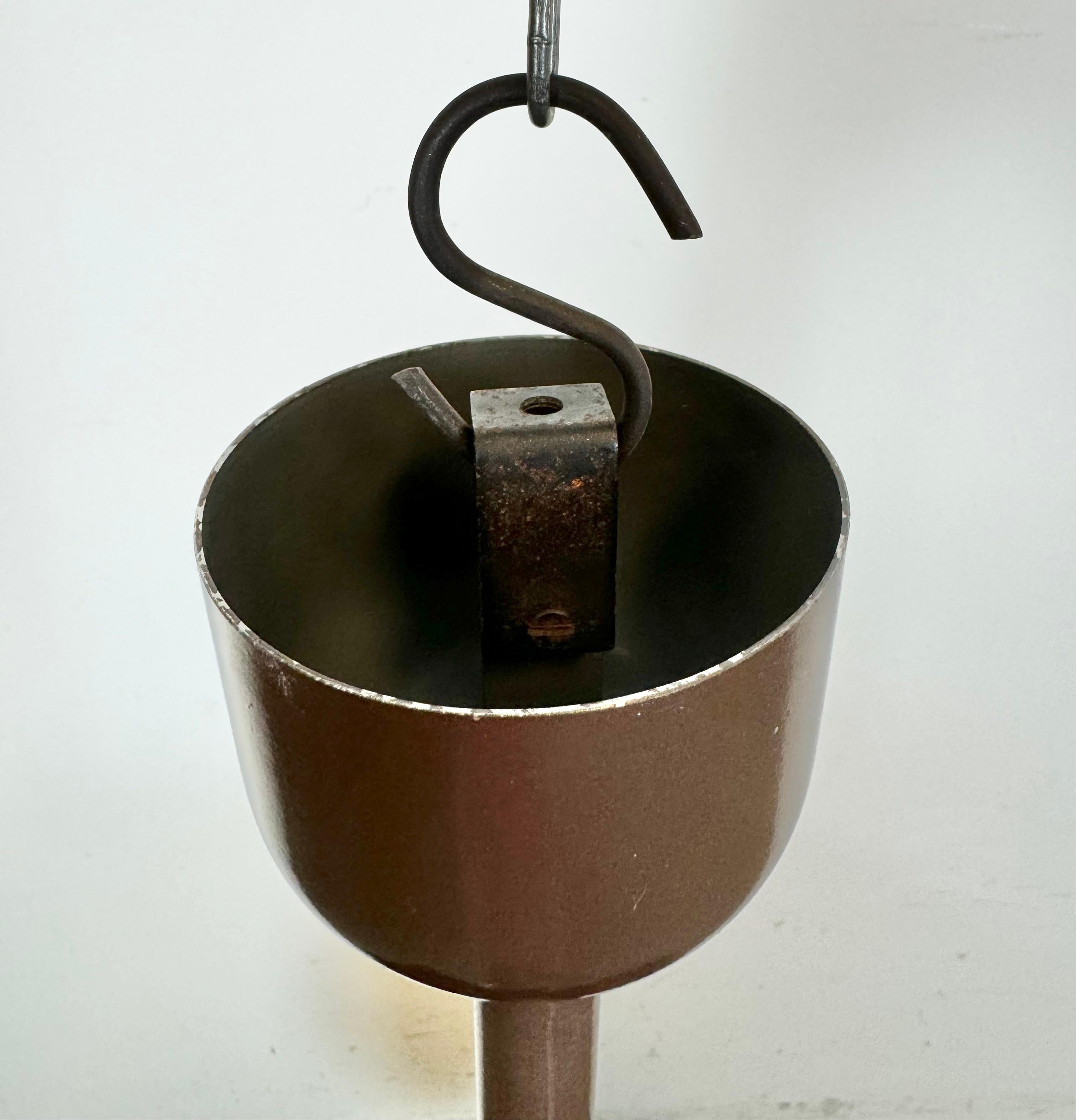 Gran Reloj Industrial de Fábrica de Baquelita de Doble Cara de Pragotron, años 50 en venta 1