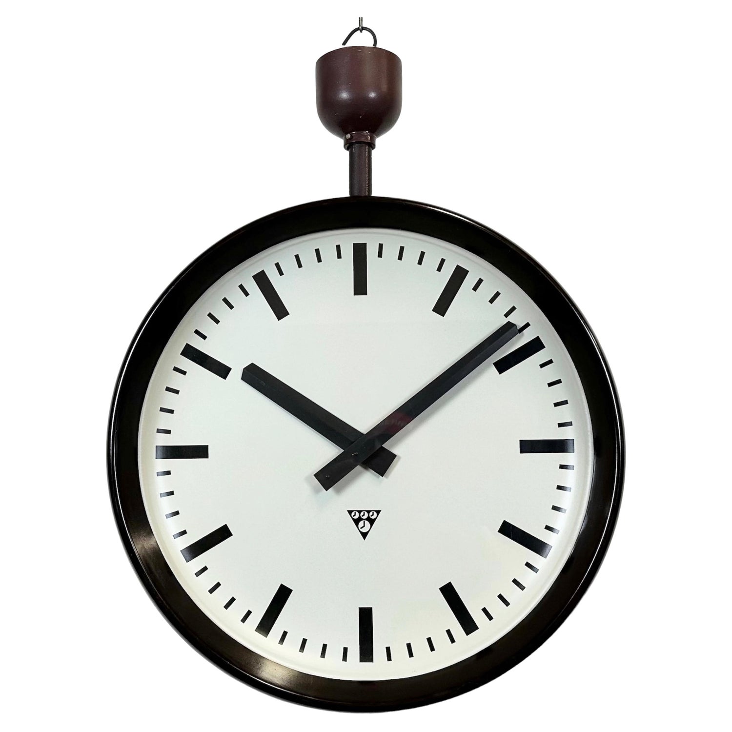 Light Up Factory Clock by TN, Circa 1950s For Sale at | electric wall clock with light, up wall