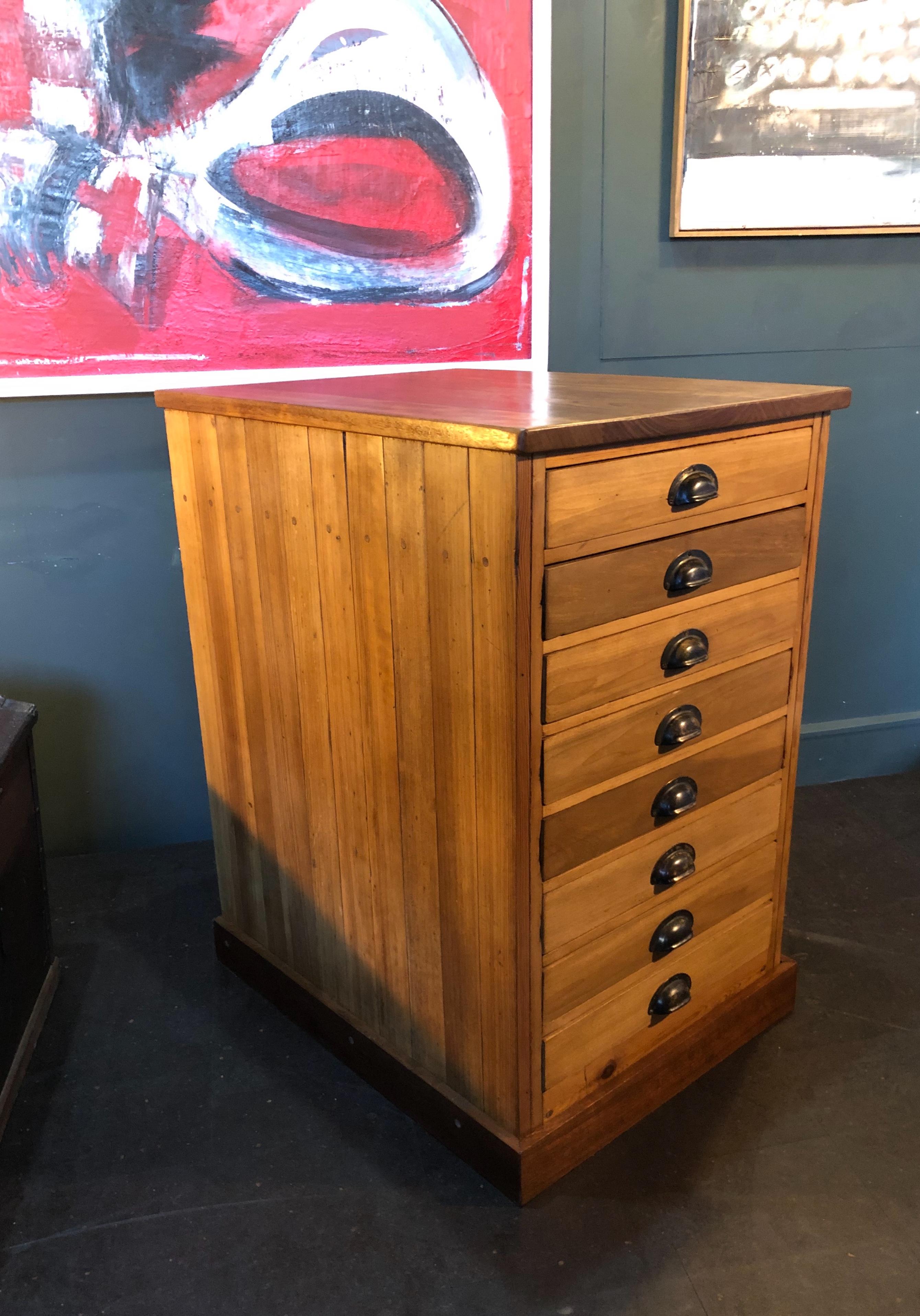 Industrial Workshop Chest of Drawers, Early 20th Century, Large. 5