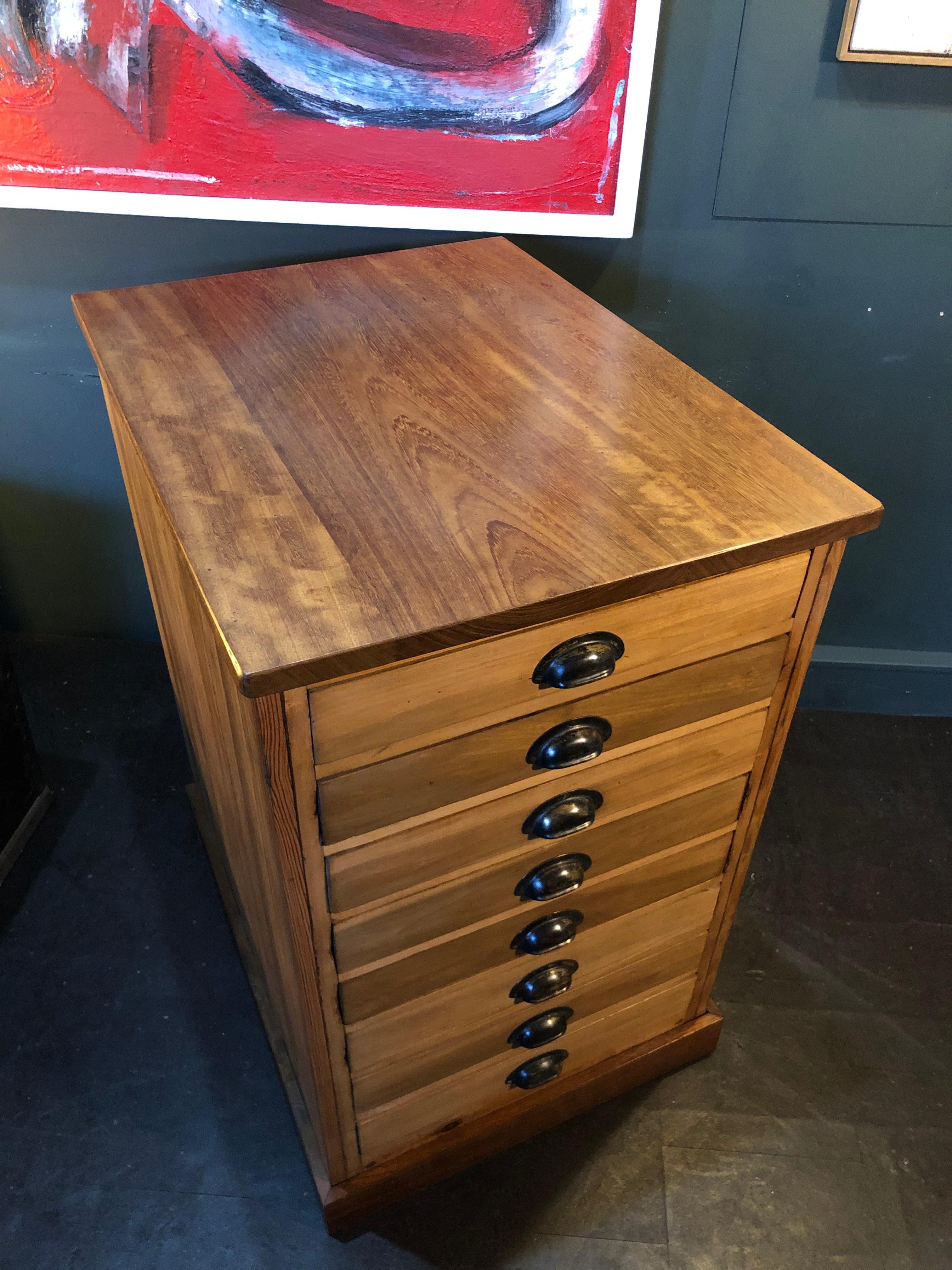 Industrial Workshop Chest of Drawers, Early 20th Century, Large. 8