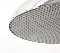 Large Industrial Chrome Pendant, USA 1970’s