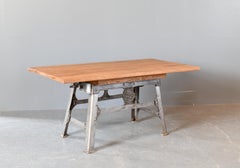 Large Industrial Dining Table By H Mc-G and Co Ltd Circa 1920s