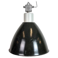 Large Industrial Enamel Factory Pendant Lamp from Elektrosvit, 1960s