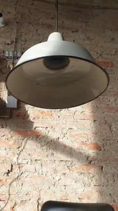 Vintage Industrial Factory Hanging Lamp from Wilkasy A23 , 1960s