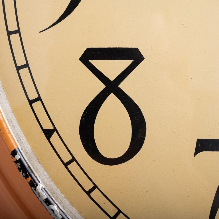 Large Industrial Factory Clock by International Time Recording Co Ltd ...
