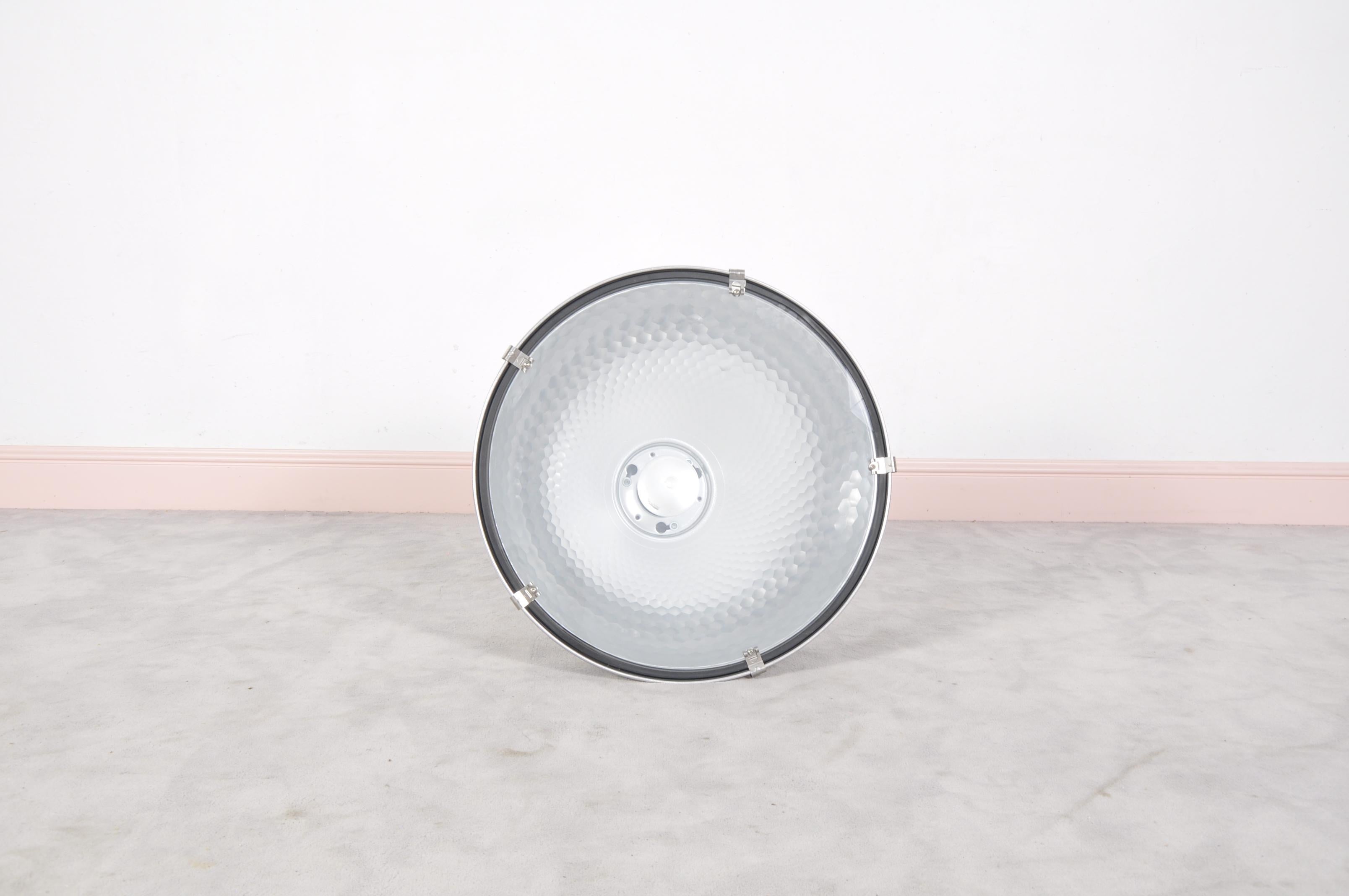 Large Industrial Factory Lamp by Charles Keller for Zumtobel, 1998 In Excellent Condition For Sale In Bucharest, RO