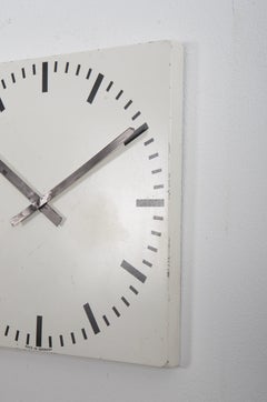 Large Industrial Factory or Stration Clock