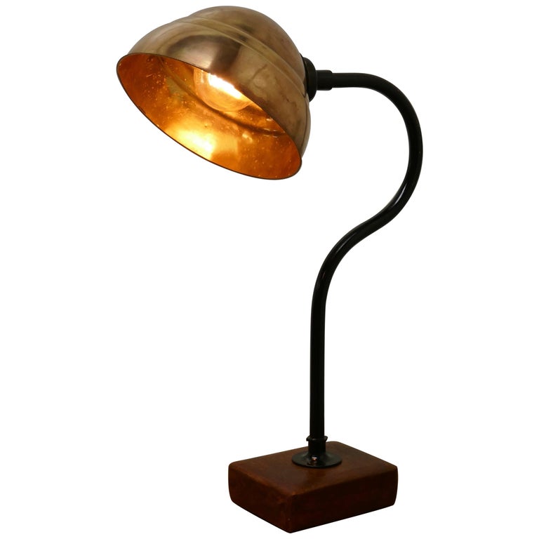 Large Industrial Look Desk Lamp For Sale at 1stDibs