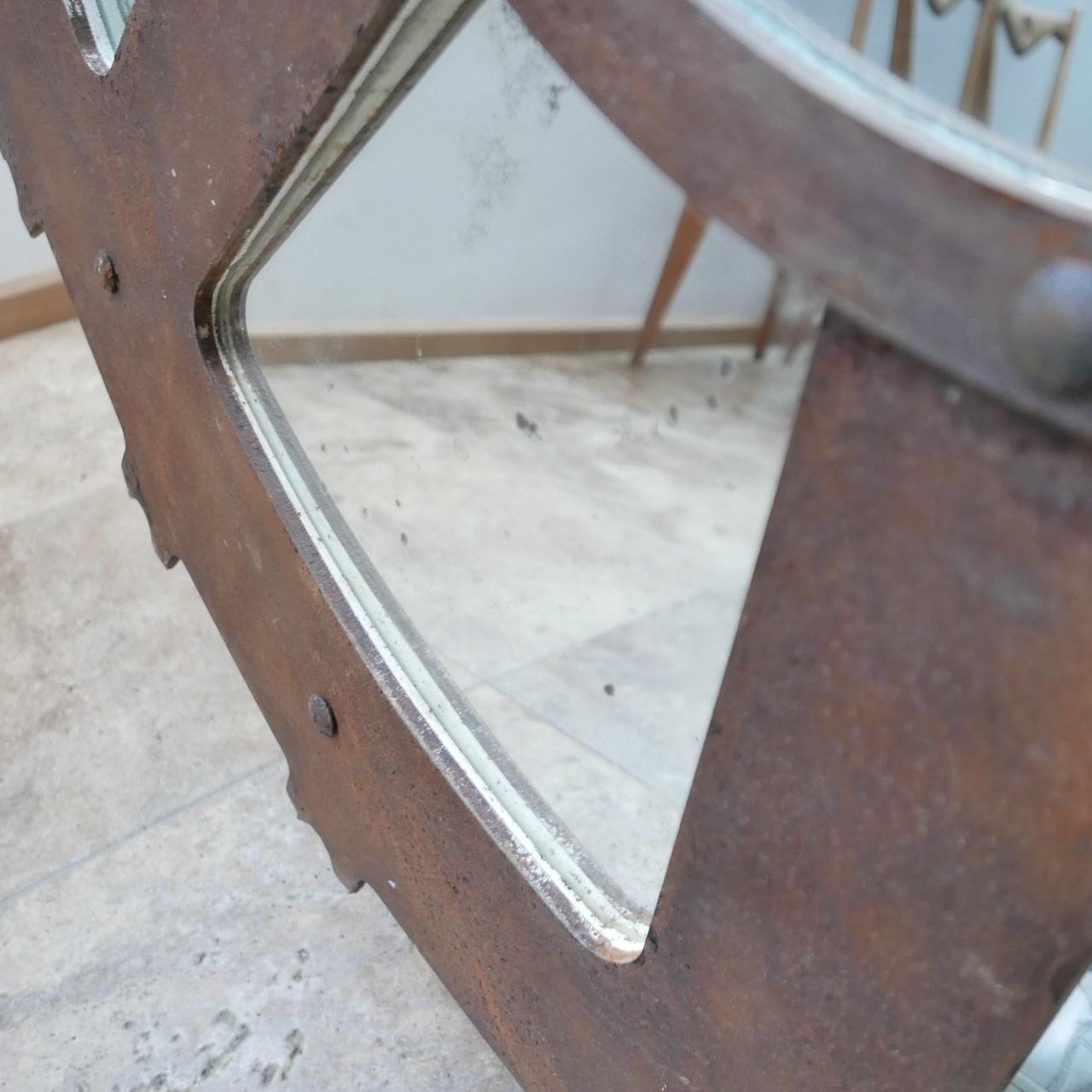 Large Industrial Mirrored Metal Cog In Good Condition In London, GB