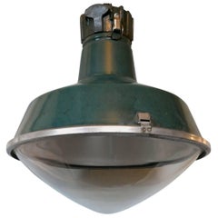 Large Industrial Platform Light from SNCF 'French Rail'