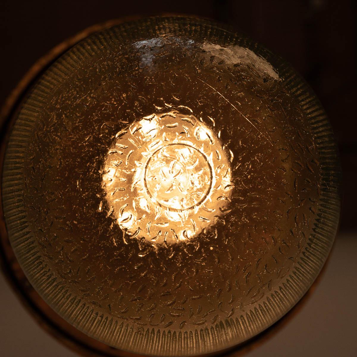 Large Industrial Rusted Pendant Lights Reclaimed From The Eastern Bloc Set of 3 For Sale 4
