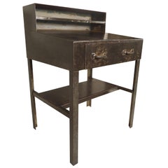 Vintage Large Industrial Slant Desk/Hostess Stand