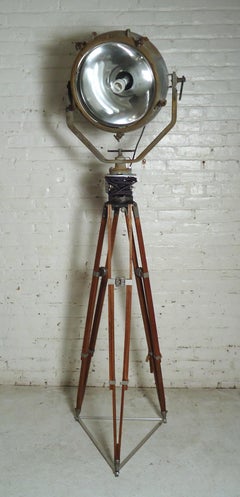 Large Industrial Spotlight on Tripod