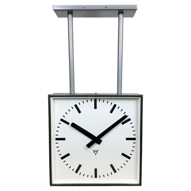 Simplex Double-Sided Clocks at 1stDibs | simplex wall clock, simplex ...
