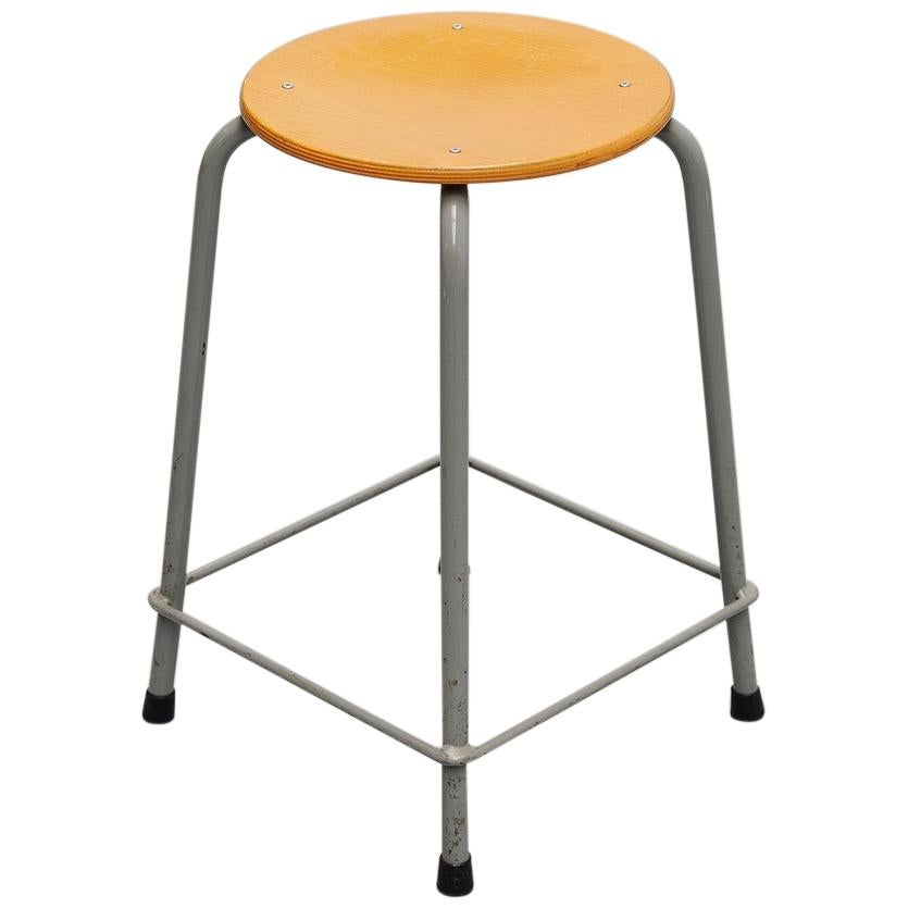 Large Industrial Stool Set by Ahrend de Cirkel, Holland, 1970