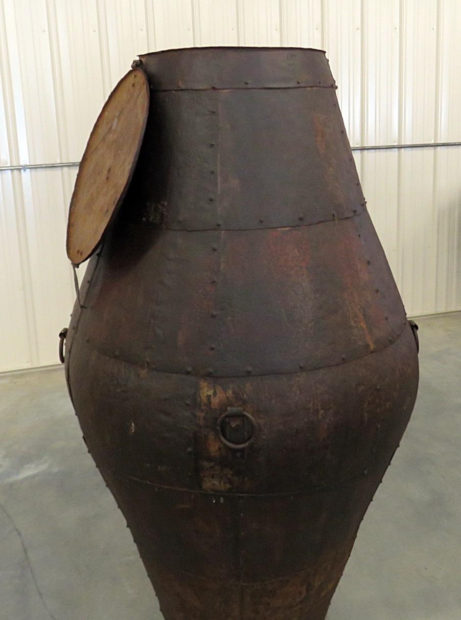 20th Century Large Industrial Style Urn