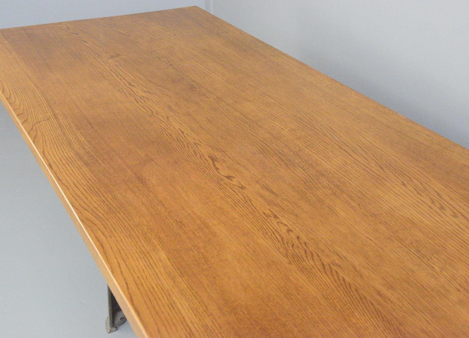 Large Industrial Table by Richmond & Chandler, Circa 1910 2