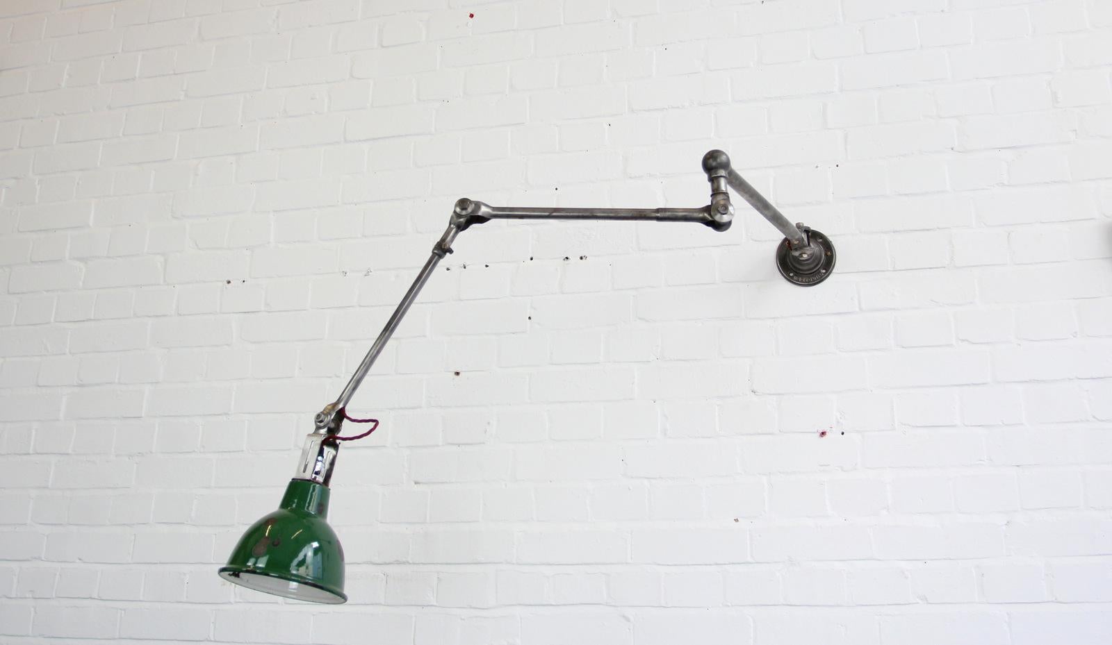 Large Industrial Task Lamp by Dugdills, circa 1930s 2