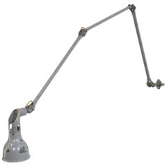 Vintage Large Industrial Task Lamp by Mek Elek, circa 1950s