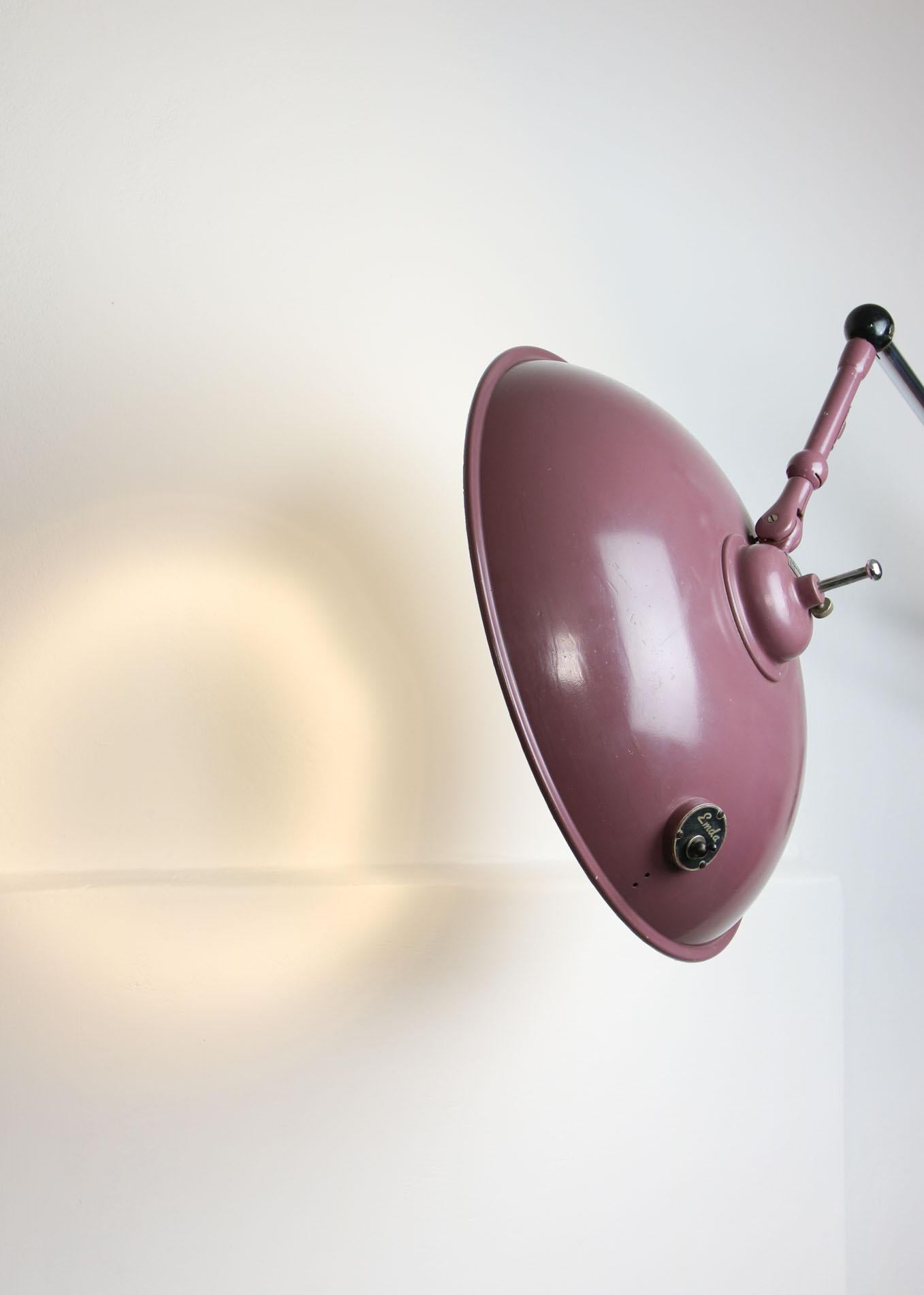 Large Industrial Wall Lamp from Emda, 1920s For Sale 8