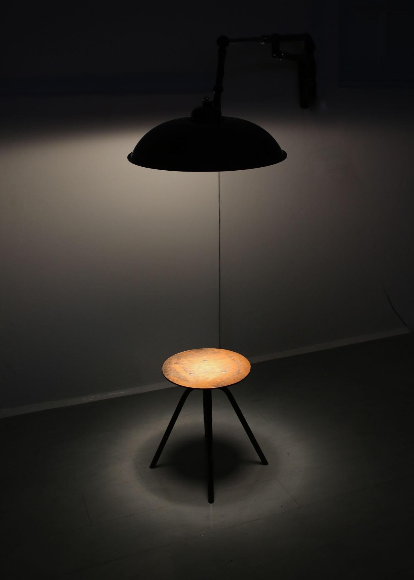 Large Industrial Wall Lamp from Emda, 1920s For Sale 10