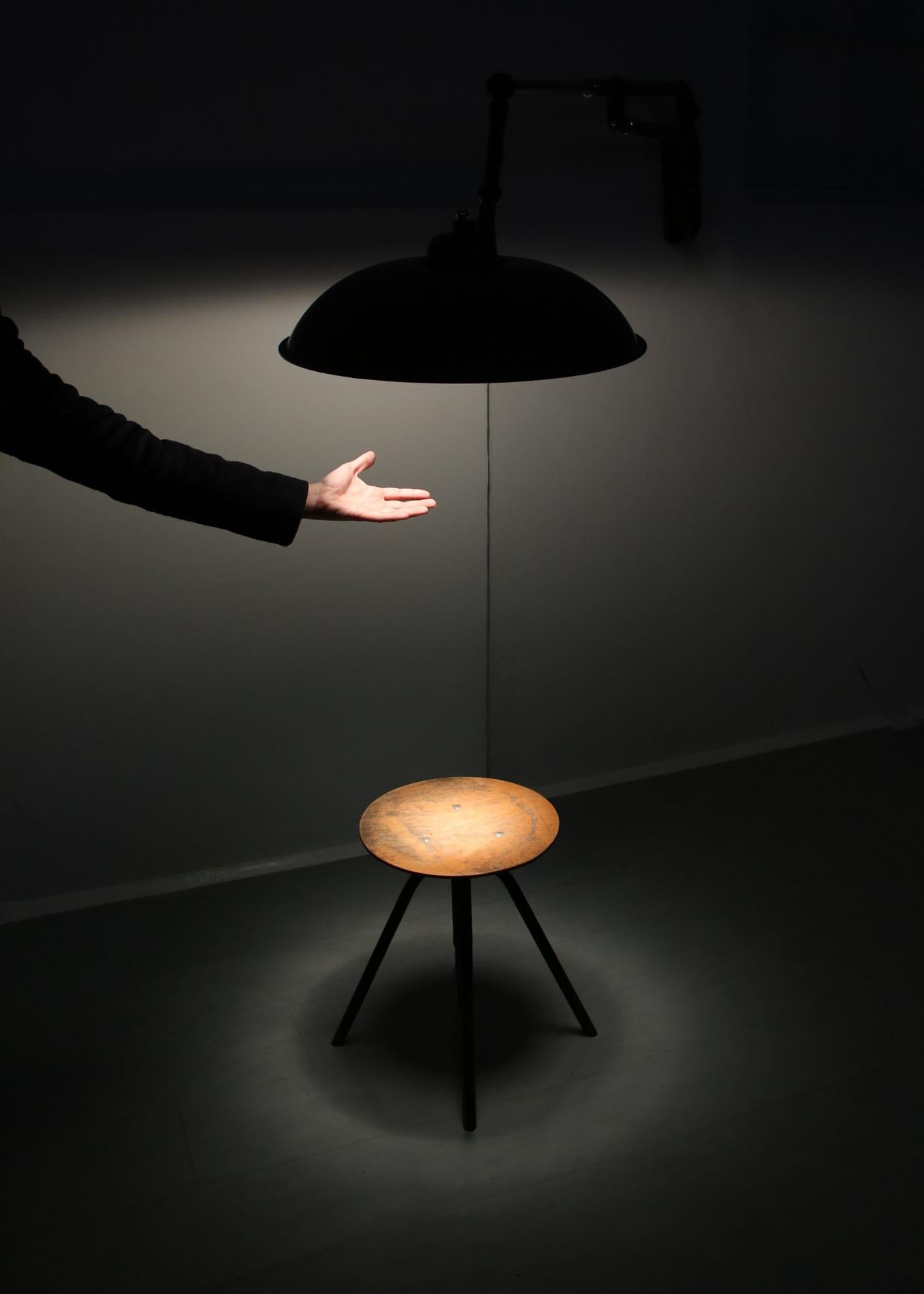 Large Industrial Wall Lamp from Emda, 1920s For Sale 11