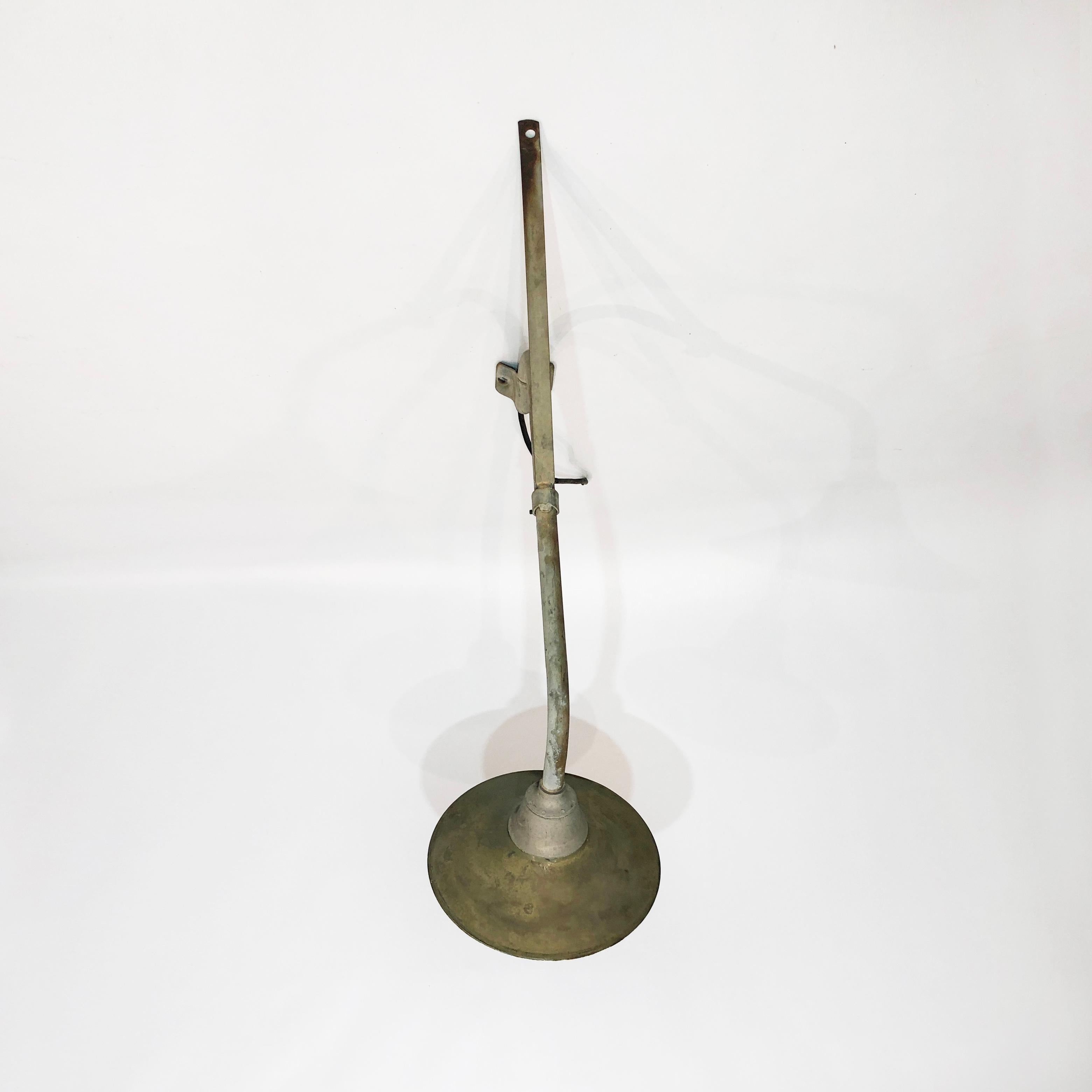 Mid-20th Century Large Industrial Wall Light 1 of 3 1950s Vintage Retro Commercial Lighting Lamp