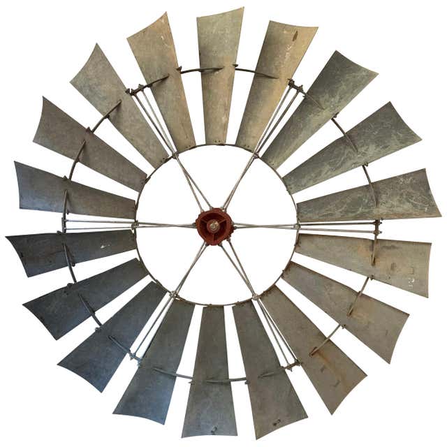 Windmill Rims Large Industrial Windmill Wheel at 1stDibs | windmill wheel for sale
