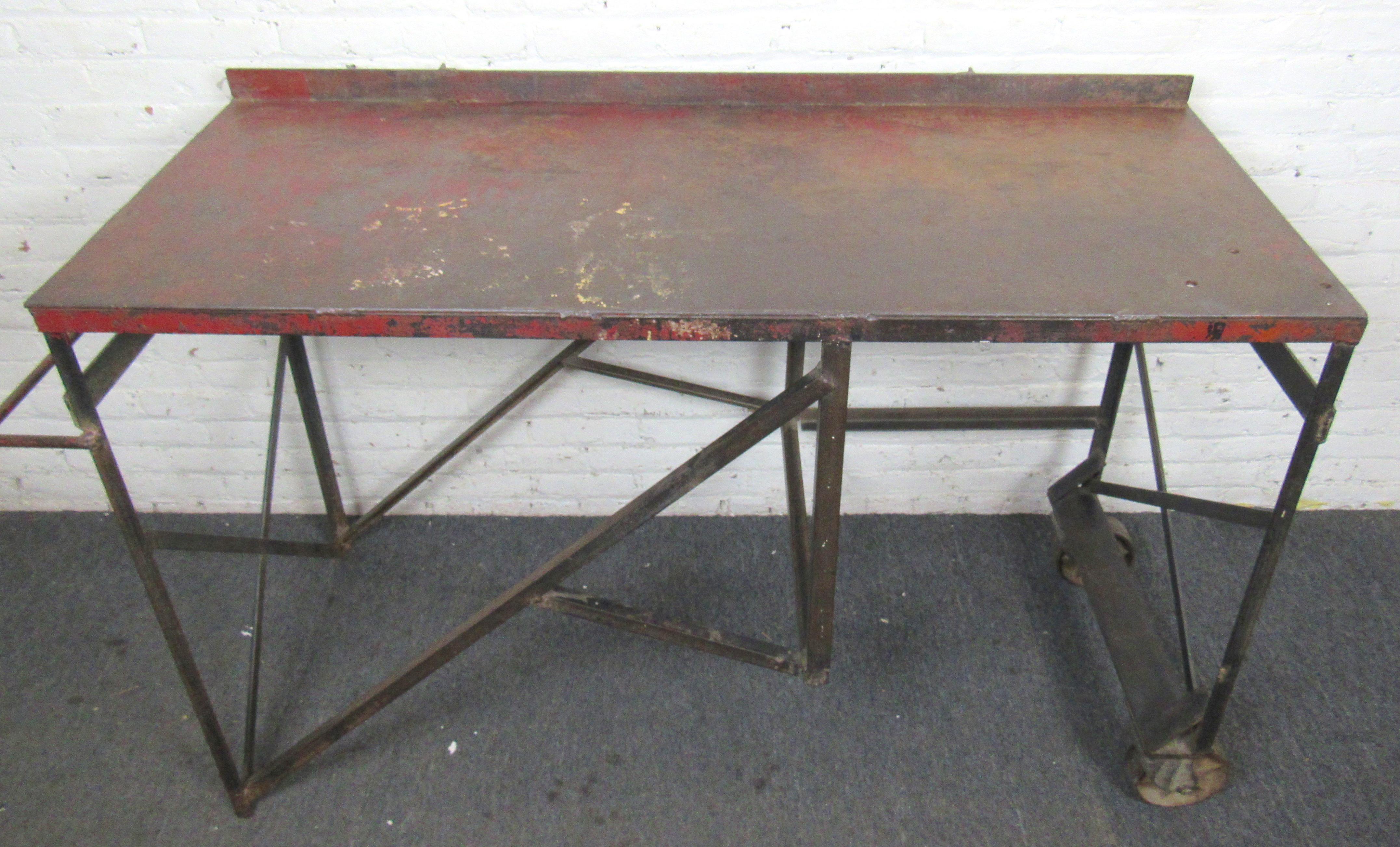 large industrial tables