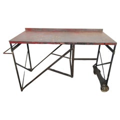 Large Industrial Work Table