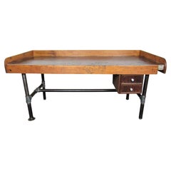 Large Industrial Work Table