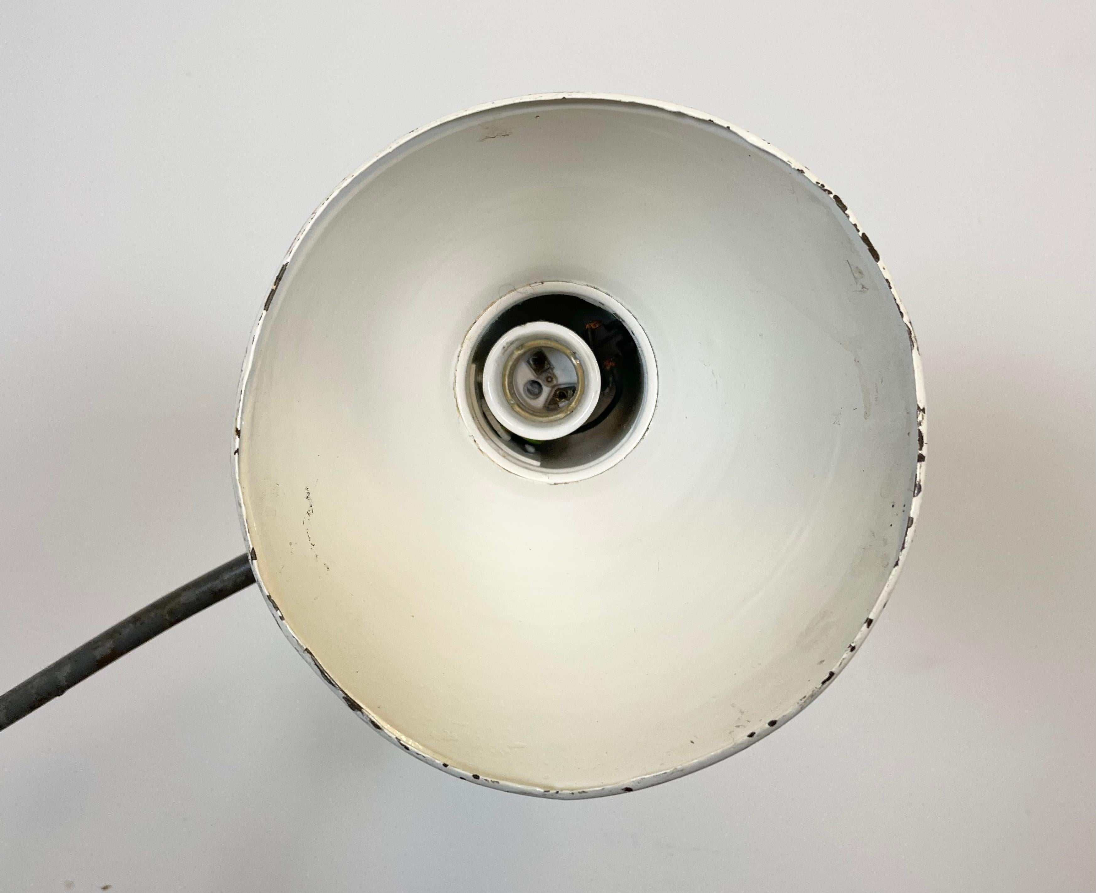 Large Industrial Workshop Table Lamp, 1960s For Sale 9