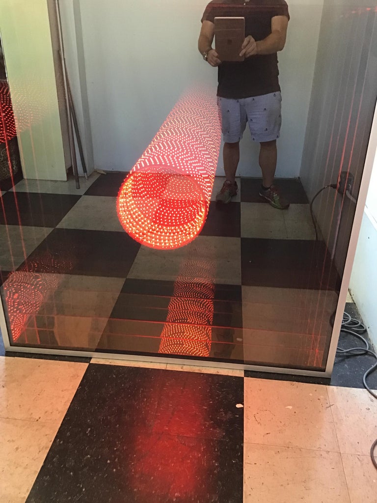 Large Infinity Mirror at 1stDibs