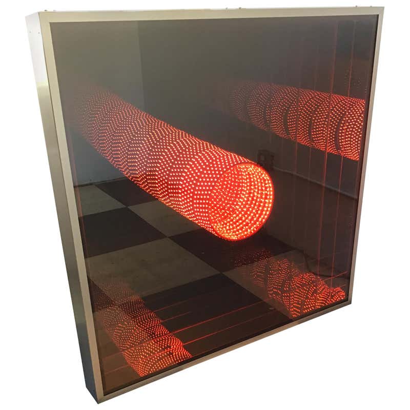 Large Infinity Mirror at 1stDibs