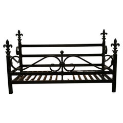 Large Inglenook Free Standing Fire Basket, Iron Fire Grate