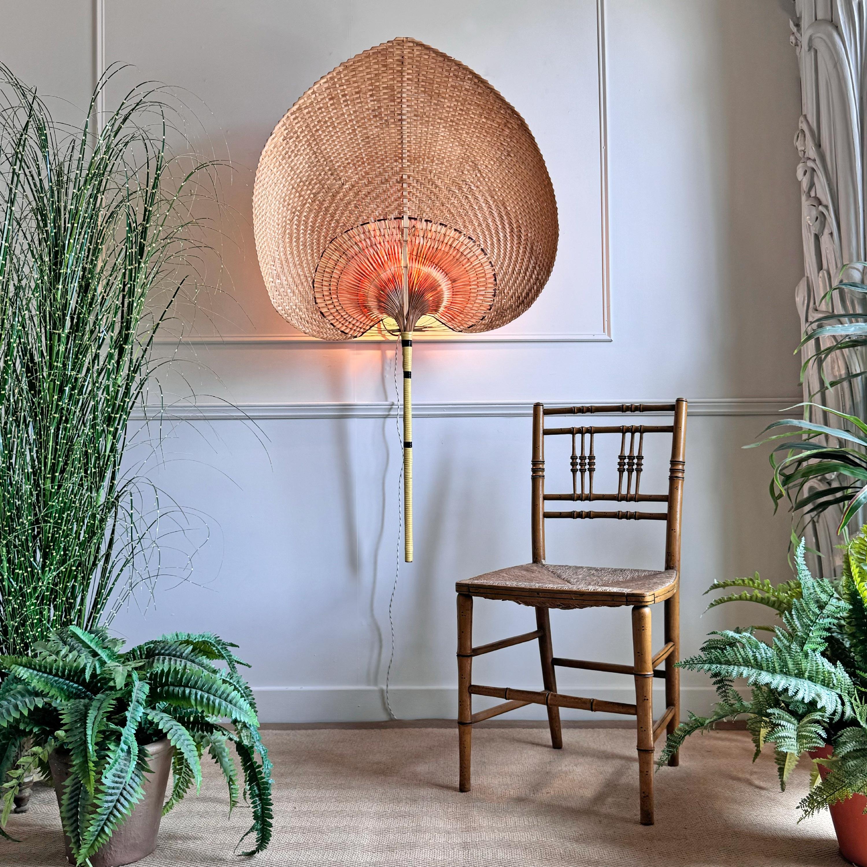 Bohemian Large Ingo Maurer style Uchiwa Wall Light