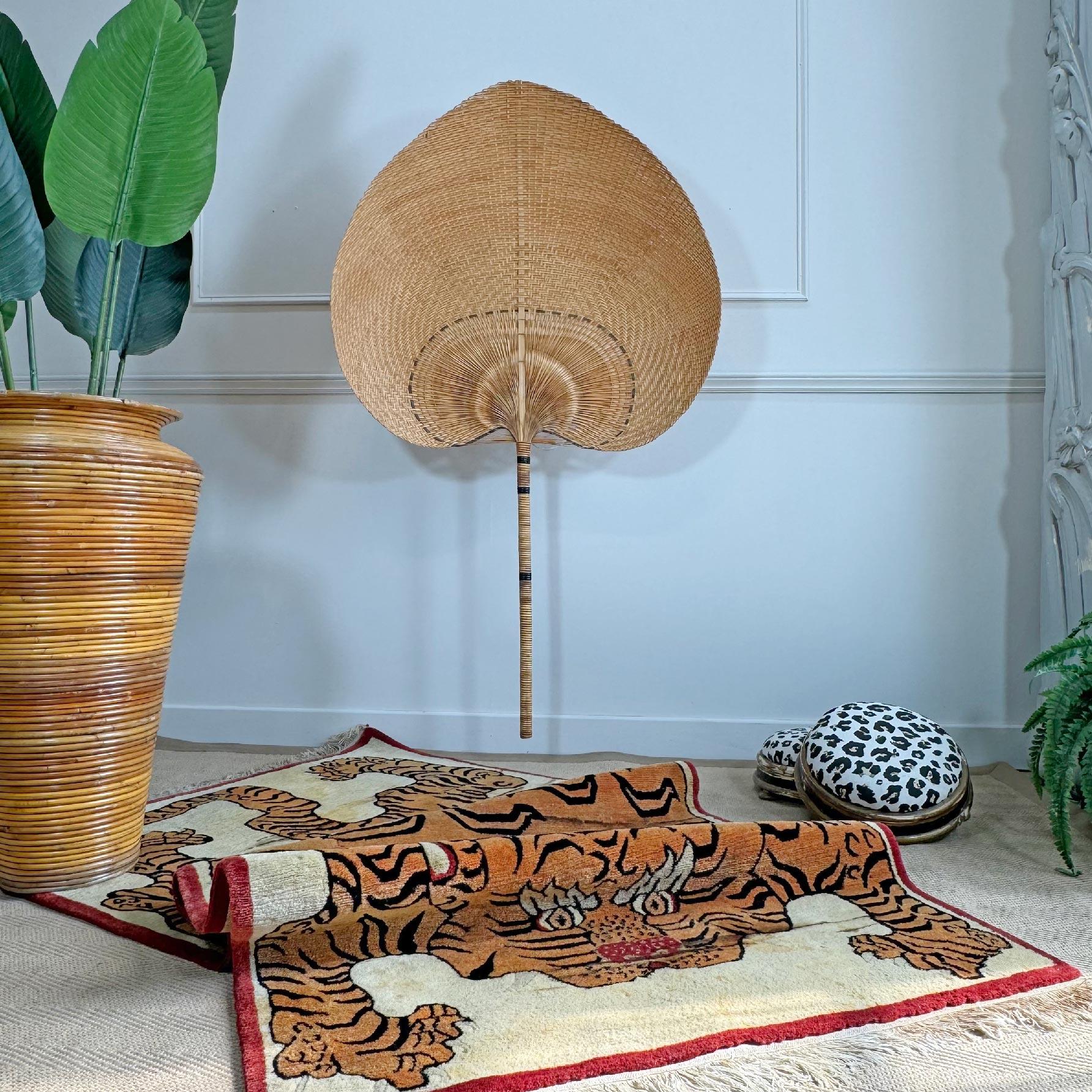 Français Grande applique Uchiwa de style Ingo Maurer en vente