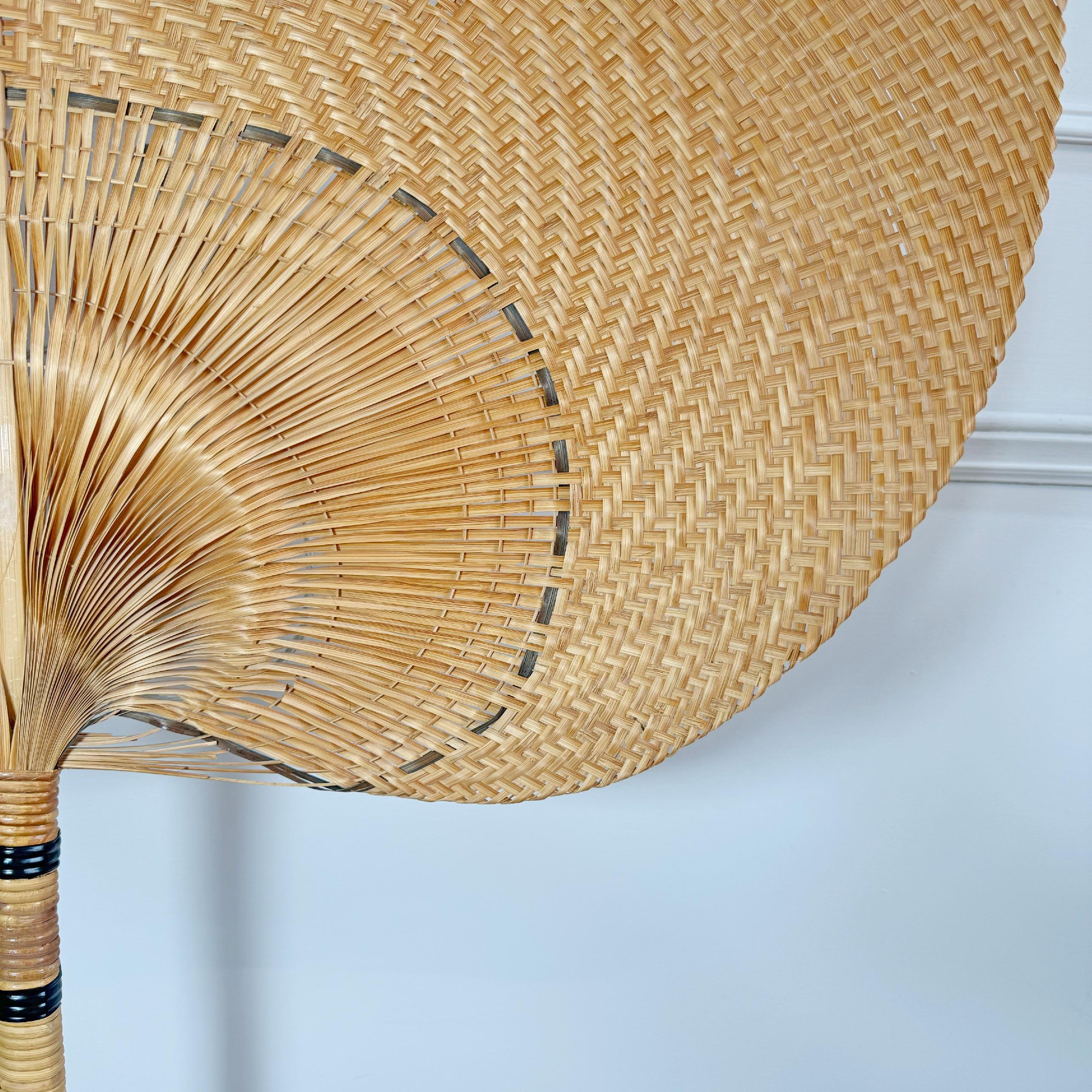 Bambou Grande applique Uchiwa de style Ingo Maurer en vente